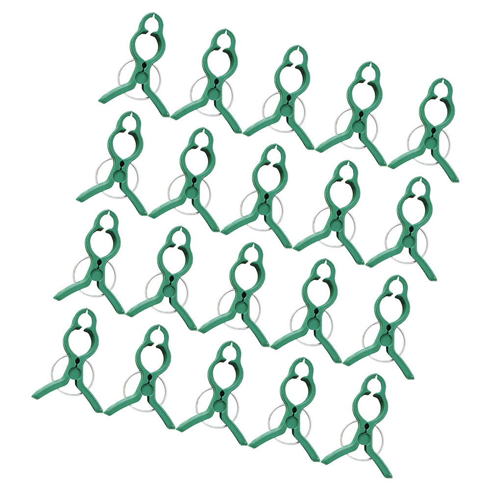 Vine Climbing Plastic - 60 Stück Gartenpflanzenklammern, Kunststoff-Stützklammern für Tomaten,