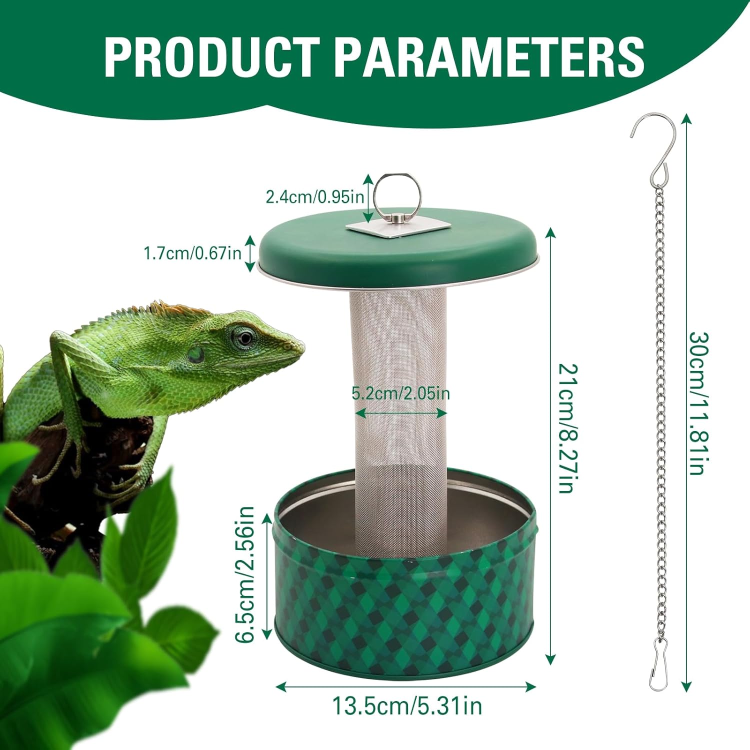 Feeder mit bärtigem Drachen, C – Water Dish Reptile Bewertung und Preis